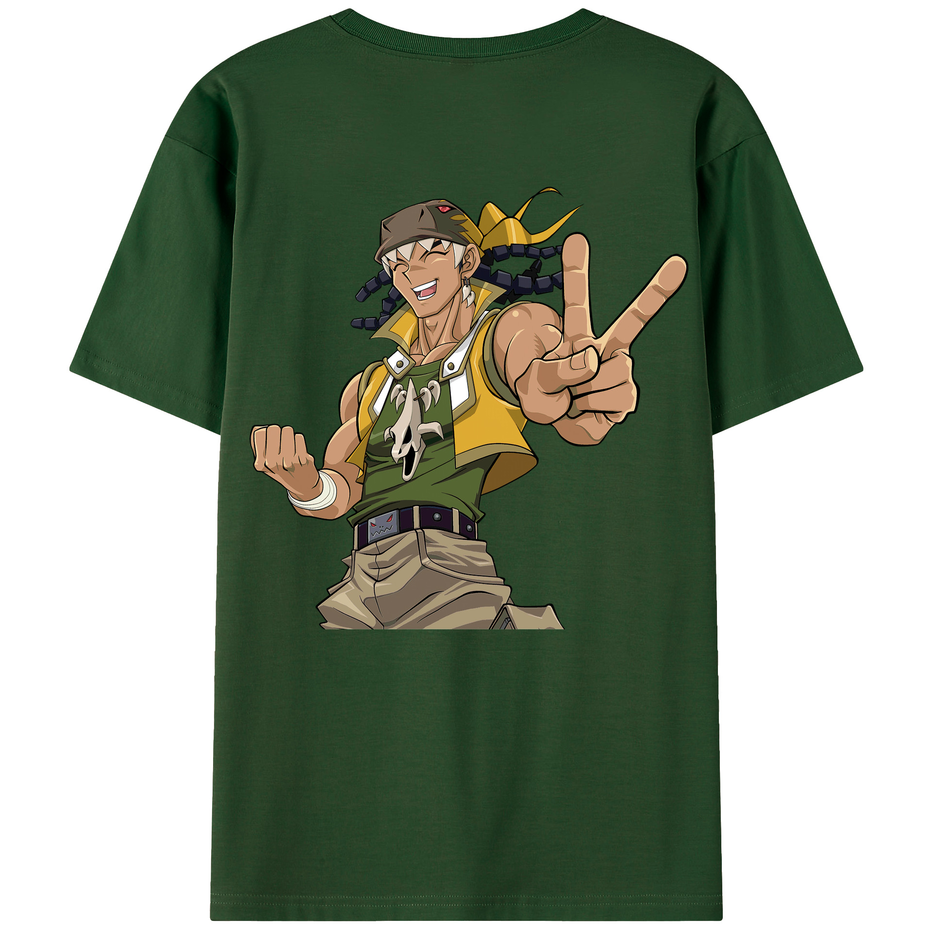 （画像用） 遊☆戯☆王 Yu-Gi-Oh! 綿100％半袖Tシャツ（背面プリント）